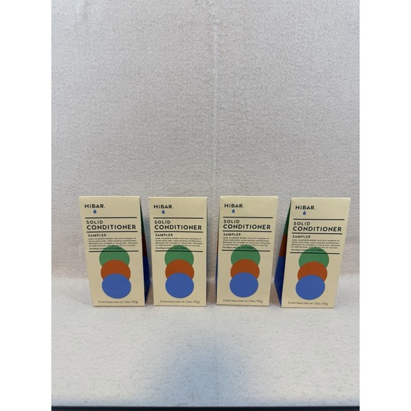 Hibar Other - HiBar Solid Soap Conditioner Sampler 3 Mini Bars, Lot of 4